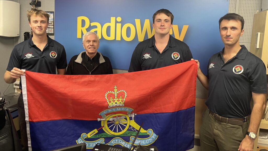 Royal Artillery at Radio Wey!